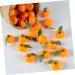 Alipis 50pcs orange cupboard desktop toys plastic teaching aids decorations Model Toy accessories mini Scene Photography Props decorate window False Orange Decor fake fruit - Buy Online on SooperMarket.com