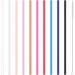 SHASUXTING 10 Pack Reusable Straws with Clearing Brush 12in Long Replacement Straws 10 Colors Tumblers Straw Replacement Food Grade Reusable Plastic Straws Durable for 40oz Tumblers Mugs Half Gallon J