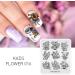Alexnailart Nail Stamping Plate FL016 - Multi-Pattern Stamping Template for Image Print Nail Art Design - Nail Stamper & Scraper Nails Tool - Buy Online on SooperMarket.com