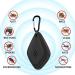 Beenle-Icey UK Ultra-Sonic Mosquito Repellent Portable Electronic Ultra-Sonic Pest Repellent with Hook Rechargeable Outdoor Mosquito Repellent for the Prevention of Fleas and lice of Dogs Cats Pets 777 (black) - Buy Online on SooperMarket.com