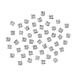 Unique Square Pointed Bottom Rhinestones For Nail Decoration Eye Catching Nail Accessories Square Pointed Bottom Rhinestones White middle