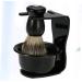 Buy Cabilock 2pcs Shaving Brush Holder & Stand Set - Black Shaving Brush & Razor Stand for Perfect Grooming - International Shipping Available - Buy Online on SooperMarket.com