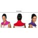 Cozy Neck Pillow with Stand-Up Collar - Pink Grape Seed Heat Pad for Ultimate Comfort - Buy Online on SooperMarket.com