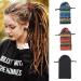 Spiral Lock Hair Tie Dreadlock Accessory | Bendable Hair Ties for Women and Men | 25 Inch Colorful Curly Hair Holder | Storage Bags Included (Blue) - Buy Online on SooperMarket.com