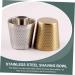 Angoily 1st Beer Mug Shaving Set - Rustproof Metal Brush & Shell Wood Cup - 7.1x7cm - Perfect for Men s Grooming - Buy Online on SooperMarket.com