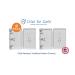 Child Be Safe  Baby Toddler Pet Resistant Electrical Safety Cover Guard for Home and Business  Made in USA  Traditional Standard Toggle Light Switch White 2 Count - Buy Online on SooperMarket.com