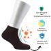 Cosyfeel Women Loose Diabetic Socks | 4-Pack Neuropathy Ankle Socks for Ladies | Super Soft Eco-Friendly Bamboo Material | Durable with Seamless Toe | Multicolour Patterns | 4 Seasons 4-7 DARK BROWN - Buy Online on SooperMarket.com