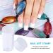 Clear Nail Art Stamper Set - Silicone French Manicure and Jelly Stamp for DIY Nail Art Accessories - Perfect for French Smile Lines - Buy Online on SooperMarket.com