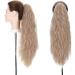 24" Corn Wave Ponytail Extension Claw Clip on Ponytails Wavy Curly Hair Extensions Jaw Pony Tail Hairpiece Light ash Brown mix Bleach Blond 24inch (Pack of 1) Yaki-Light ash Brown mix Bleach Blond - Buy Online on SooperMarket.com
