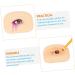 Mikinona Makeup Practice Skin Eye Makeup Fake Skin Makeup Practice Supply Skin Training Tool 6.9x5.2cm As Shown 2 - Buy Online on SooperMarket.com