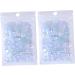 STOBOK 4 Packs DIY Pearls Spacer Beads Loose Sequins Paillettes Glitter Powder Super Flash White Whitex2pcs 2x1.2x0.1cmx2pcs - Buy Online on SooperMarket.com