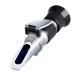XRCLIF BRIX Refractometer 0 90 % hand-sugar refractometer highly accurate BRIX measuring device with ATC for fruit drinks and juice honey maple syrup molasses and other sugar-containing sugar 0-90 %