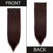 23 Dark Wine Red Clip-In Hair Extension - 8 Pcs Synthetic Hair, 23 Inch Straight - Buy Online on SooperMarket.com