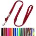 Dog leash double leash adjustable 2m / 2.40m / 2.80m / 3.50m / 5m large dogs 20mm/25mm (Bordeaux 20mm 2.00m) Bordeaux 20mm 2.00m
