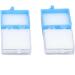 Pack of 20 Durable Plastic Bridge Boxes for Denture Storage | Foam Insert Portable & Ideal for Laboratories and Clinics - Buy Online on SooperMarket.com