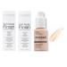 Phooera Fulll Coverage Liquid foundation Matte Finish Concealer Long wear 24hrs Oil Controlling Naturally Flawless Lightweigt Feel Buildable Fond de teint (2 X 101)