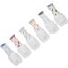Glitter Soak Off Gel Nail Art Tool 6 Colors Nail Art UV Gel Manicure Polish Gift Set Non-Toxic Safe for Nails Eye-Catching Colors Lightweight & Portable Holographic Laser - Buy Online on SooperMarket.com