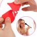Drawing Aid Nose Shadow Stencil Silicone Mascara with 4pcs Makeup Brush for Eye Makeup Portable Size Non Slip Design - Buy Online on SooperMarket.com