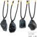 Buy Oralgo Irregular Stone Trailer Necklace - Unique Black Tourmaline Choker & Long Sweater Chain for International Shipping - Buy Online on SooperMarket.com