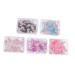 Mikinona 5 Boxes Double Ended Eyeshadow Brush Sponges Makeup Sponge Applicator Cream Applicator Plastic