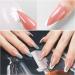 2PCS Nail Seal Stamp Silicone Stamper Heads for French Tips Manicure - Red & Colorful - Buy Online on SooperMarket.com