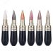 6PCS/SET 2 In 1 Double Eyeliner Eyeshadow Combination Waterproof Black Eye Liner Pen Quick Dry Colorful Eyeshadow High Pigmented Eye Powder Cosmetic Set eyeliner waterproof