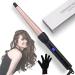 Hair Curling Irons, Duyfioa Professional Ceramic Hair Curling Wand 1-1/2 Inch Instant Heat Hair Curler with LCD 190 - 450 Temperature Control for All Hair Types Include Glove Black&rose Pink
