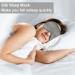 Silk Heated Eye Mask - USB Steam Warm Compress for Dry Eyes | Adjustable Temp Sleep Mask for Puffy Eyes | Relieves Chalazion, Blepharitis, Stye | 2 Pieces (Black/Grey) - Buy Online on SooperMarket.com