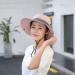NPQQUAN Sun Hat for Women Men - 2 PCS Wide Brim UPF 50+ Fishing Bucket Beach Hats with Ponytail Hole - Pink/Grey - Buy Online on SooperMarket.com