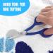 Goodcrafter 2-in-1 Electric Carpet Tufting Gun with Scissors - Handheld Rug Making Kit (Light Blue) - Buy Online on SooperMarket.com
