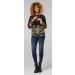 Happy Mama Maternity Nursing Sweatshirt Zip Front Colorblock 1285 - Graphite & Black - Buy Online on SooperMarket.com