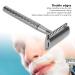 Men's Double-Sided Reusable Razor - Safety Barschneider Handle Beard Cutter | Manual Two-Sided Blade for Precision Grooming - Buy Online on SooperMarket.com