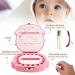 Children's Wooden Tooth Box - Baby Teeth Keepsake Organizer for Boys and Girls | Souvenir Baby Tooth Storage Box - Pink/Girl - Buy Online on SooperMarket.com