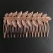 Minkissy 3-Piece Wedding Hairpin Set - Decorative Leaf Bride Accessories in Gold Silver & Rose Gold - Buy Online on SooperMarket.com