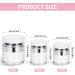 2PCS Airless Pump Bottles | Refillable Moisturizer Dispenser Set - 50ml Travel Size | Portable Vacuum Cream Jar for Cosmetic Storage - Buy Online on SooperMarket.com
