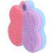 Silicone Cleansing Brush - Pink & Purple Dual-Sided Exfoliating Tool for Women | Gentle Skin Care & Deep Cleaning - Buy Online on SooperMarket.com