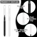 150pc Brow Lamination Microbrush Set with Cap - Black/White Eyebrow Tools for Lash Lift, Extensions & Filling - Buy Online on SooperMarket.com