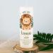 Striefchen Personalized Lion Baptism Candle - 250/80 mm with Custom Name Date & Animal Motifs for International Shipping - Buy Online on SooperMarket.com