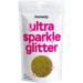 Hemway Fine Iridescent Glitter 100g 3.5oz Cosmetic Safe 1/64" - Gold Gold Fine - 100g