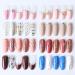 French Line Nail Art Stickers Decals - Rose Gold 3D Self-Adhesive Decorations for Manicure - Buy Online on SooperMarket.com