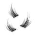 D Curl Cluster Lashes Kit - 14 Pairs / 196 PCS DIY Eyelash Extension Segments (Devil 02-D) - Buy Online on SooperMarket.com