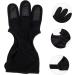Anneome Archery Finger Stall Mittens Bow and Finger Glove Three Finger Archery Gloves Leather Gloves Archery Equipment Portable Shooting Glove Wear-resistant Archery Equipment Black Major 20x10cm Black - Buy Online on SooperMarket.com
