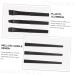Baluue 3pcs Eyeliner Brush Eyebrow Brush Makeup Make up Brush Eyeliner Tool Plastic Handle Black - Buy Online on SooperMarket.com