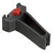 Rixen and Kaul KlickFix handlebar adapter for head tube for wheels with threaded base on head tube Black One size