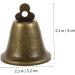 PopetPop 10-Pack Small Cow Bells - Anti-Theft Christmas Decorations for Pets Cattle & Sheep | Loud Iron Bell Accessories - Buy Online on SooperMarket.com