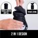 Gorilla Grip Portable Dog Water Bottle - Leak Proof 20oz Silicone Dispenser for Puppy Walks, Travel, Hiking - Keep Pets Hydrated on the Go - Black - Buy Online on SooperMarket.com