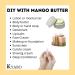 Kyabo 100% Pure Mango Butter Raw Organic & Unrefined - Chemical-Free Natural Skin Moisturizer (5 lb) - Buy Online on SooperMarket.com