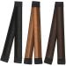 3-Piece Hair Bun Maker Set - Easy Snap Roll Nets for Women & Kids - French Twist Styling Tool - Brown - Buy Online on SooperMarket.com