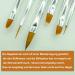 Lofuanna 6pcs Nail Art Liner Brushes Set - Double Ended Dotting Tools for DIY Nail Art Painting & Drawing - Buy Online on SooperMarket.com