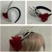 IMIKEYA Halloween Headband Red Rose Skull Headband Day Of The Dead Flowers Hairband with Skeleton Hand Zombie Bridal Cosplay Costume Hair Accessories - Buy Online on SooperMarket.com